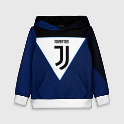 Толстовка-худи детская Juventus sport geometry color, цвет: 3D-белый