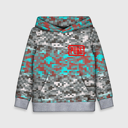 Детская толстовка PUBG милитари / 3D-Меланж – фото 1