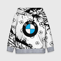 Детская толстовка BMW x Mercedes краски