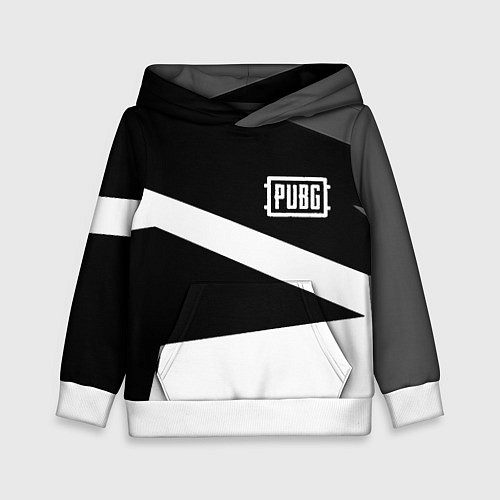 Детская толстовка PUBG online geometry / 3D-Белый – фото 1