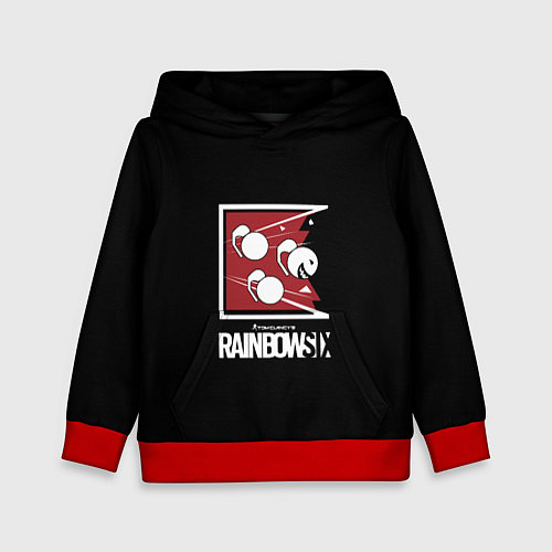 Детская толстовка Rainbow six game ubisoft / 3D-Красный – фото 1