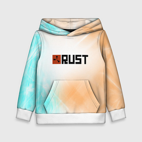 Детская толстовка RUST gradient / 3D-Белый – фото 1