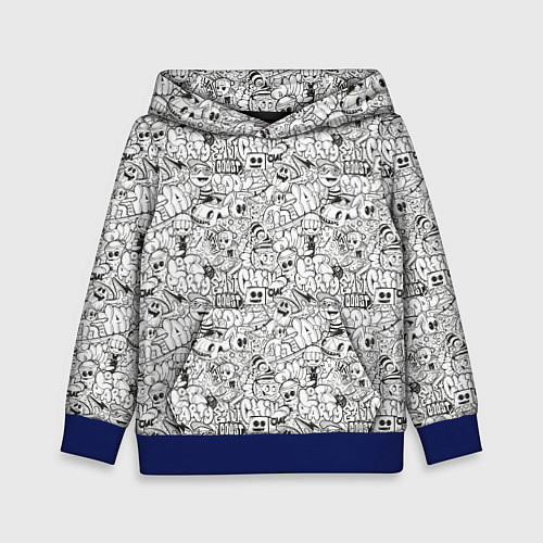 Детская толстовка Расслабься и веселись / 3D-Синий – фото 1