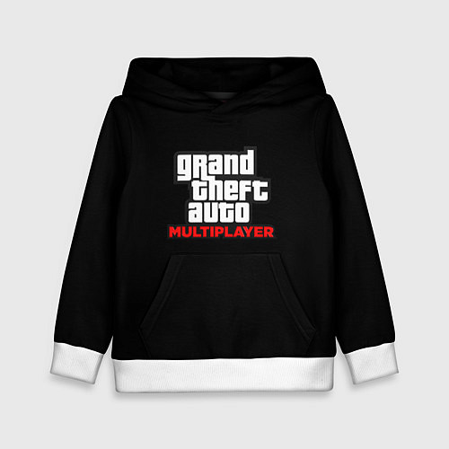 Детская толстовка GTA мультиплеер / 3D-Белый – фото 1