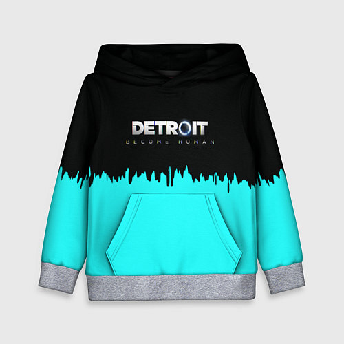 Детская толстовка Detroit become human rk800 / 3D-Меланж – фото 1