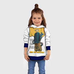 Толстовка-худи детская RM БТС, цвет: 3D-синий — фото 2