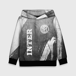 Детская толстовка Inter - grey gradient вертикально