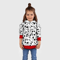 Толстовка-худи детская Doom хеллоуин, цвет: 3D-красный — фото 2