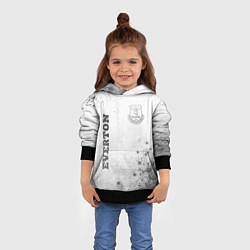 Толстовка-худи детская Everton - white gradient вертикально, цвет: 3D-черный — фото 2