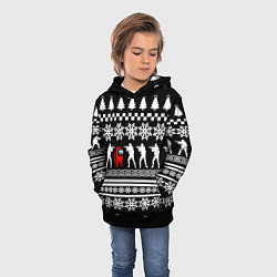 Толстовка-худи детская Among us x cs go, цвет: 3D-черный — фото 2