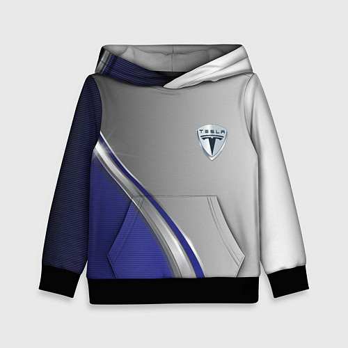 Детская толстовка Tesla abstraction auto / 3D-Черный – фото 1