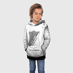 Толстовка-худи детская Hoffenheim - white gradient, цвет: 3D-черный — фото 2