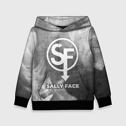 Толстовка-худи детская Sally Face - grey gradient, цвет: 3D-черный