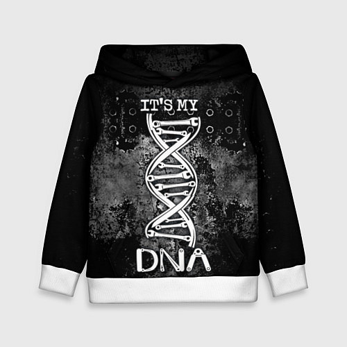 Детская толстовка Its my DNA / 3D-Белый – фото 1