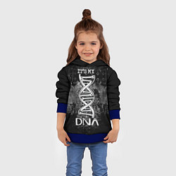 Толстовка-худи детская Its my DNA, цвет: 3D-синий — фото 2