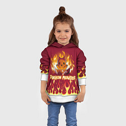 Толстовка-худи детская Mr DnD Meowster, цвет: 3D-белый — фото 2