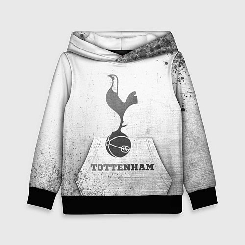 Детская толстовка Tottenham - white gradient / 3D-Черный – фото 1