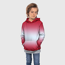Толстовка-худи детская Gradient color, цвет: 3D-меланж — фото 2