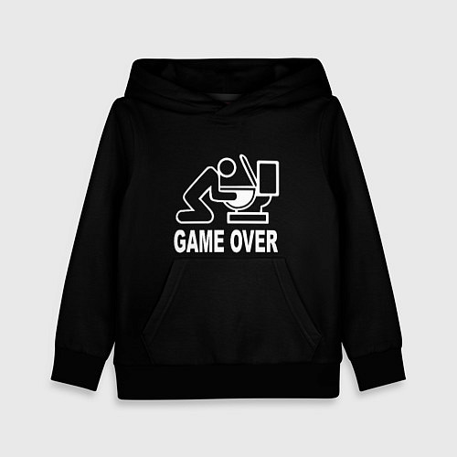 Детская толстовка Конец игры у унитаза / 3D-Черный – фото 1