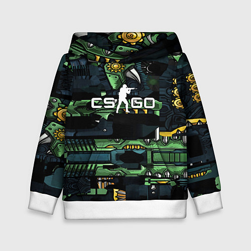 Детская толстовка Counter strike gamer / 3D-Белый – фото 1