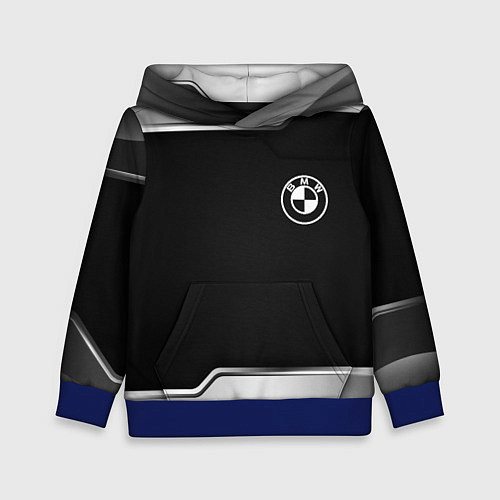 Детская толстовка BMW авто текстура / 3D-Синий – фото 1
