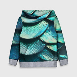 Детская толстовка Чешуя крупной рыбы