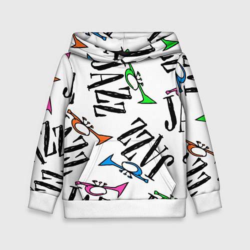 Детская толстовка Just jazz in color / 3D-Белый – фото 1