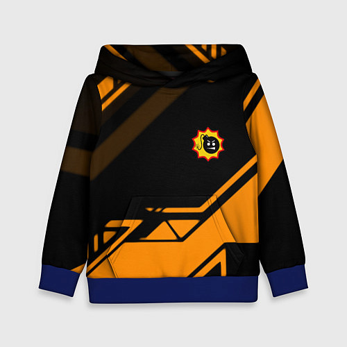 Детская толстовка Serious Sam geometry / 3D-Синий – фото 1