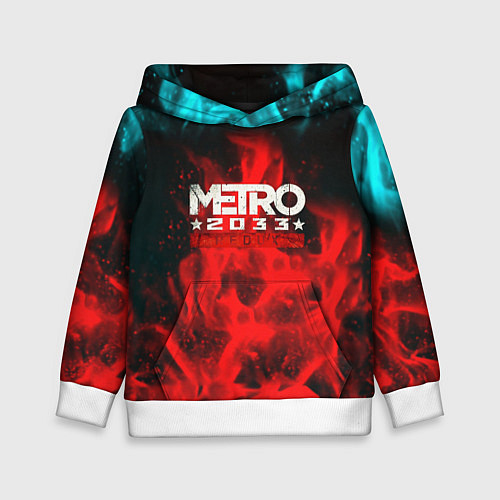 Детская толстовка Metro 2033 fire / 3D-Белый – фото 1