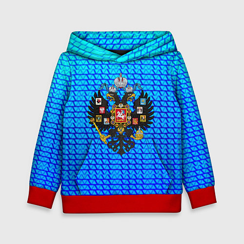 Детская толстовка Имперская Россия текстура полосы / 3D-Красный – фото 1