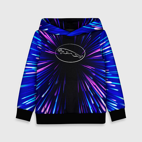 Детская толстовка Jaguar neon energy / 3D-Черный – фото 1