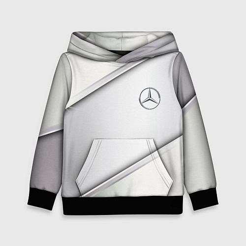 Детская толстовка Mercedes benz metalic collection / 3D-Черный – фото 1