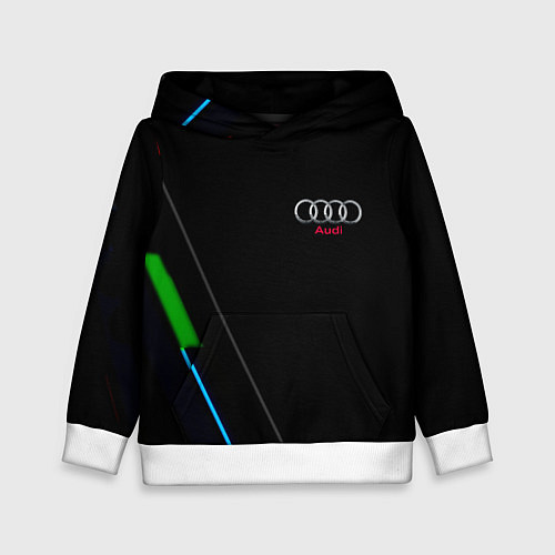 Детская толстовка AUDI geometry line / 3D-Белый – фото 1