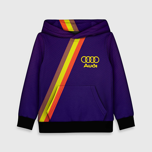 Детская толстовка AUDI line sport / 3D-Черный – фото 1
