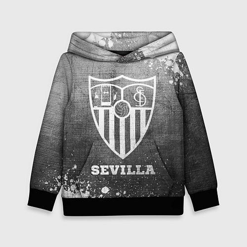 Детская толстовка Sevilla - grey gradient / 3D-Черный – фото 1