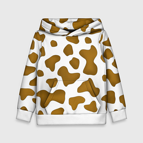 Детская толстовка Пятна коровы / 3D-Белый – фото 1