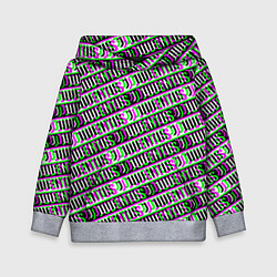 Детская толстовка Juventus glitch pattern