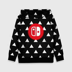 Толстовка-худи детская Нинтендо лёд и пламя краски, цвет: 3D-черный