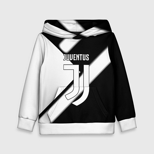 Детская толстовка Juventus geometry steel / 3D-Белый – фото 1