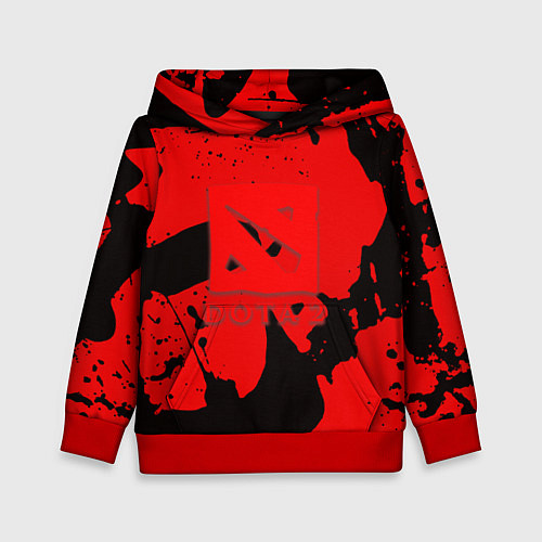 Детская толстовка Dota краски иероглиф / 3D-Красный – фото 1
