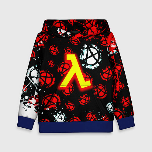 Детская толстовка Half life anarhy / 3D-Синий – фото 1