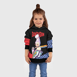Толстовка-худи детская Дандадан: Бабушка медиум, цвет: 3D-черный — фото 2