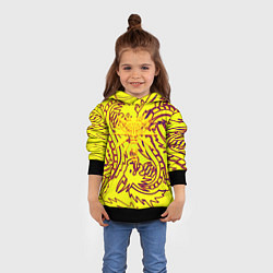 Толстовка-худи детская Ведьмак школа дракона, цвет: 3D-черный — фото 2