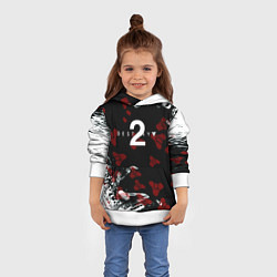 Толстовка-худи детская Destiny 2 logo game, цвет: 3D-белый — фото 2