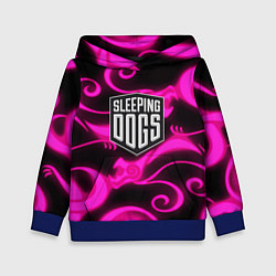 Толстовка-худи детская Sleeping dogs japan gta dragon, цвет: 3D-синий