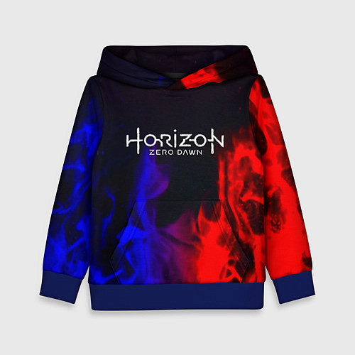 Детская толстовка Horizon: Zero Dawn flame steel / 3D-Синий – фото 1
