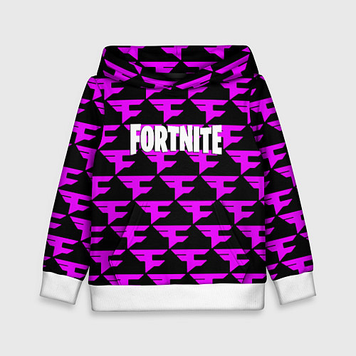 Детская толстовка Fortnite faze clan / 3D-Белый – фото 1