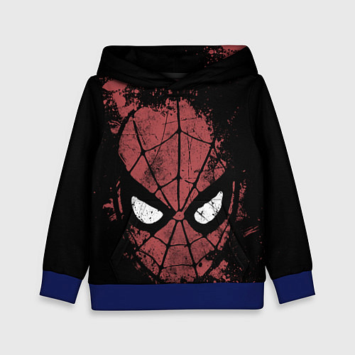 Детская толстовка Spider-man splashes / 3D-Синий – фото 1