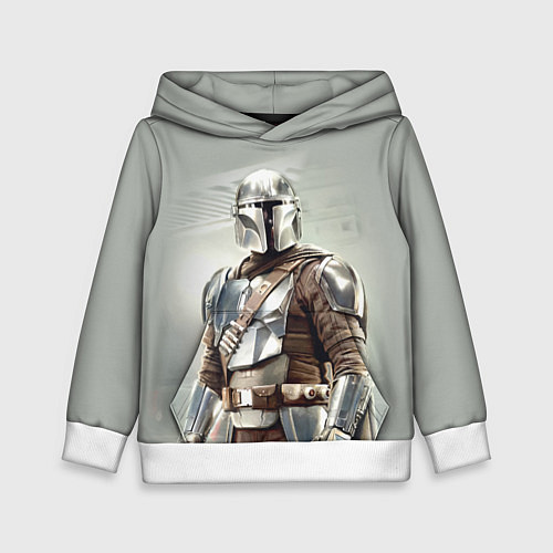 Детская толстовка The Mandalorian - Din Djarin / 3D-Белый – фото 1