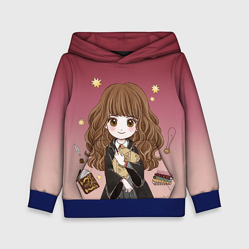 Детская толстовка Гермиона Грейнджер / 3D-Синий – фото 1